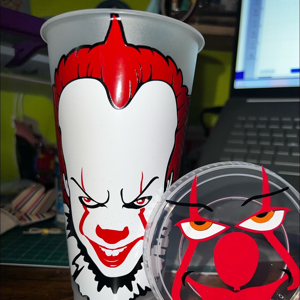 Halloween cold cup